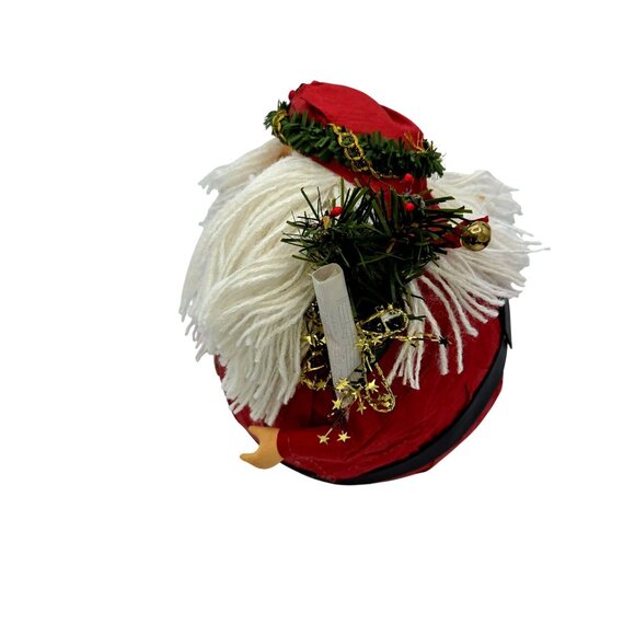 Vintage Santa Claus Paper Mache Christmas 7" ROC World - Picture 2 of 8